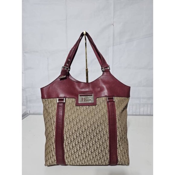 Authentic CHRISTIAN DIOR Street Chic Trotter Monogram Canvas Tote Bag - Picture 1 of 11